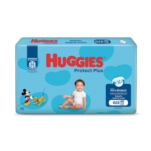 Pañal Huggies Jumbo Protect Plus
