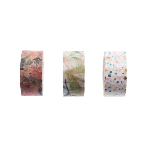 Set Simplicity de Washi Tapes Flores x 3 un