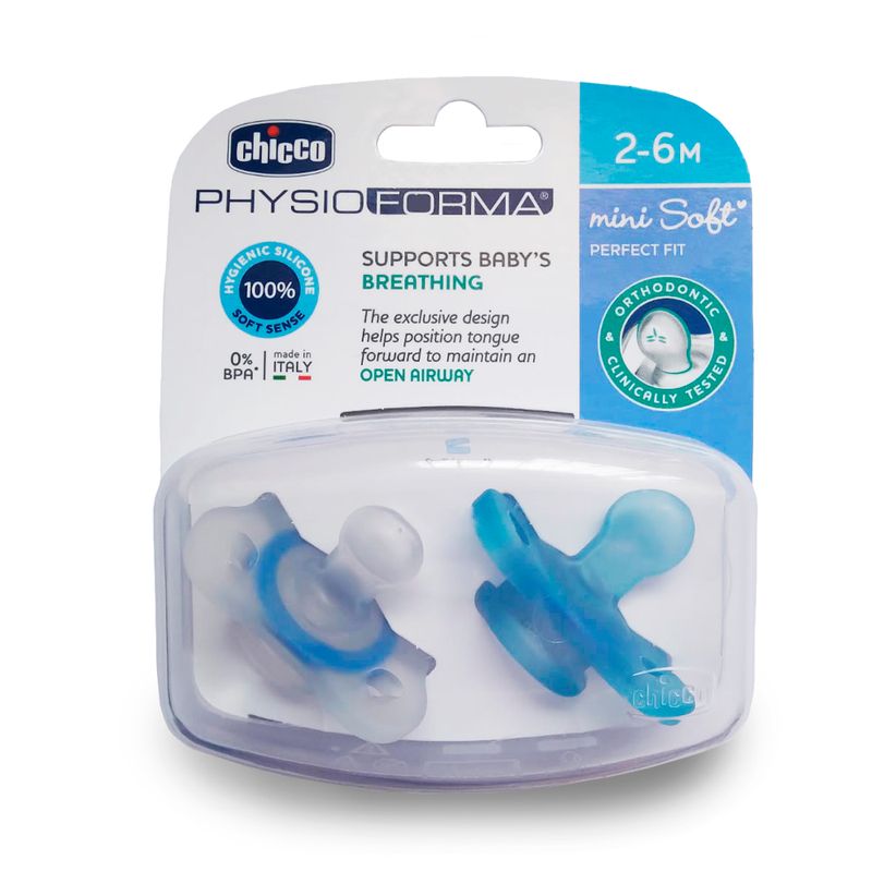 Chupete Recien Nacido Physio Micro Boy 2 Un (0-2 Meses), Chicco Chupetes -  Farmacias svfarma®