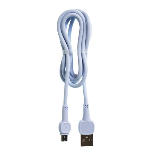 Cable Usb Simplicity de Silicona Rosa Lila