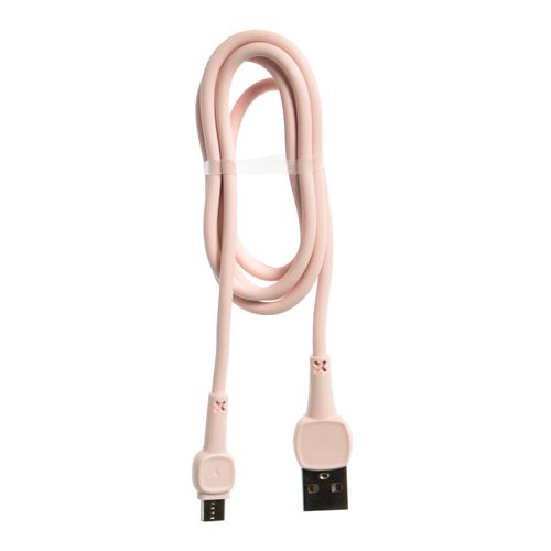 Cable Usb Simplicity de Silicona Rosa Android