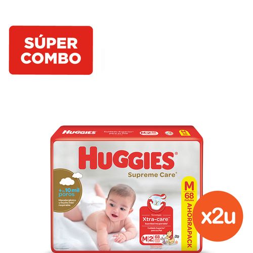 Combo Huggies Supreme Care Ahorrapack