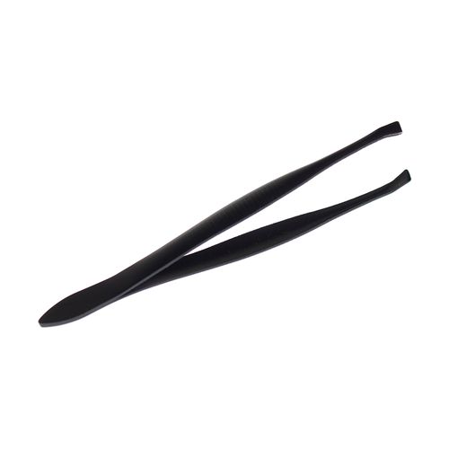 Pinza de Depilar Studio 9 Punta Inclinada Negra