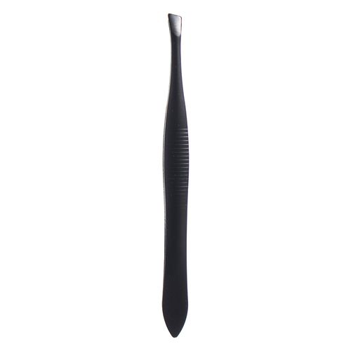 Pinza de Depilar Studio 9 Punta Inclinada Negra