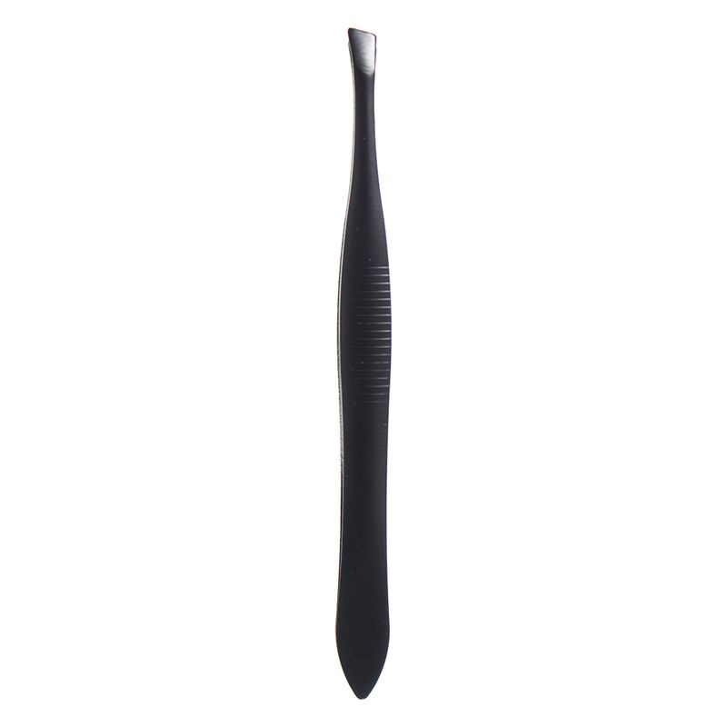 Pollié pinza depilar grande 9 cm negra, Utensilios de estetica