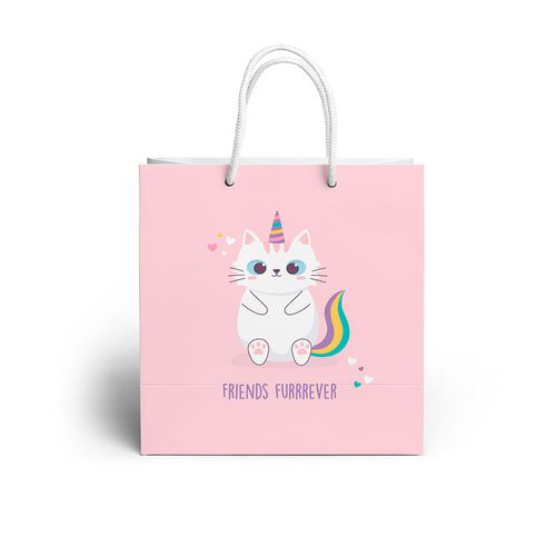 Bolsa de Regalo Simplicity Chica Animal Cat x 22 x 22 cm