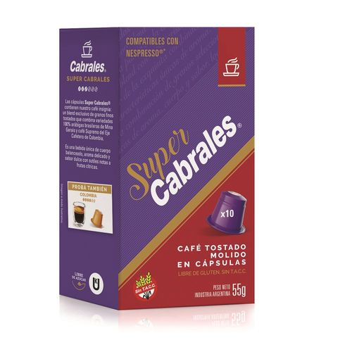 Café Cabrales Nespresso Super x 10 cápsulas