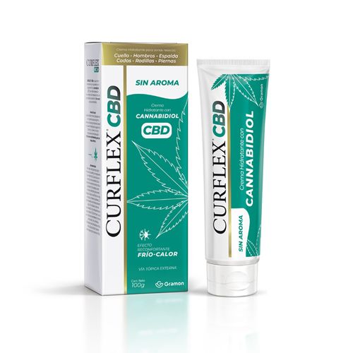 Crema Corporal Curflex CBD sin Aroma x 100 g