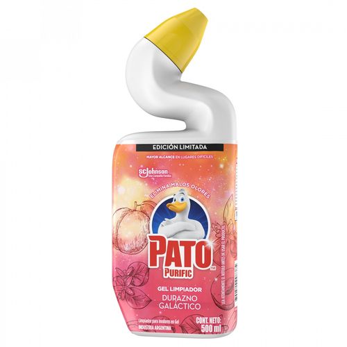 Gel Limpiador Pato Purific Durazno Galáctico x 500 ml