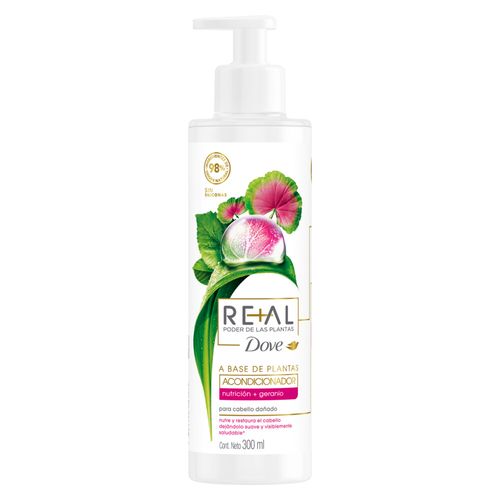 Acondicionador Dove Real Nutrición + Geranio x 300 ml