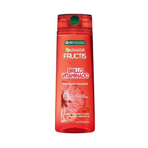 Shampoo Fructis Brillo Vitaminico botella x 350 Ml