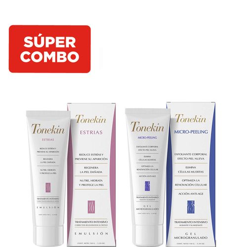 Combo Tonekin Micro-Peeling + Emulsión Anti-Estrías