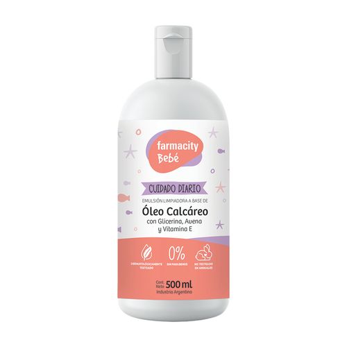 Óleo Calcáreo Farmacity Bebé Cuidado Diario Avena x 500 ml