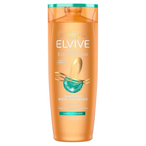 Shampoo Elvive Óleo Extraordinario Rizos Definidos x 400 ml