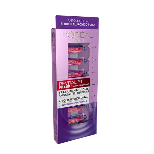 Ampollas L'Oreal París Revitalift con Ácido Hialurónico x 7 un