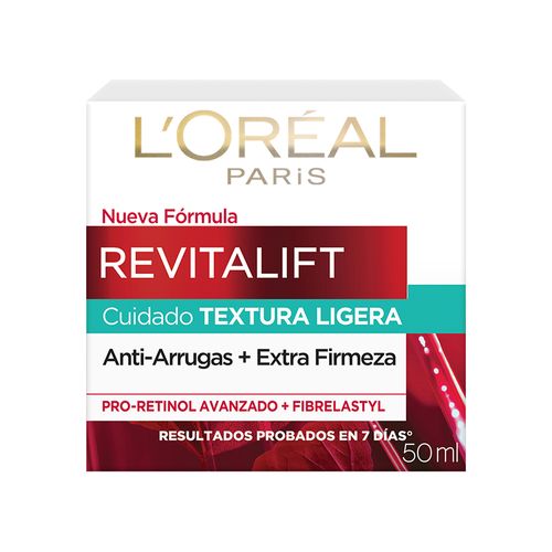 Crema Hidratante L'Oreal París Revitalift Textura Ligera x 50 ml