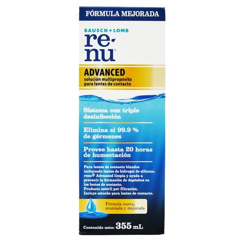 Solución para Lentes de Contacto Renu Advanced x 355 ml