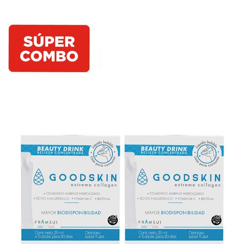 Suplemento Dietario Goodskin Extreme Collagen x 2 un x 15 sobres c/u