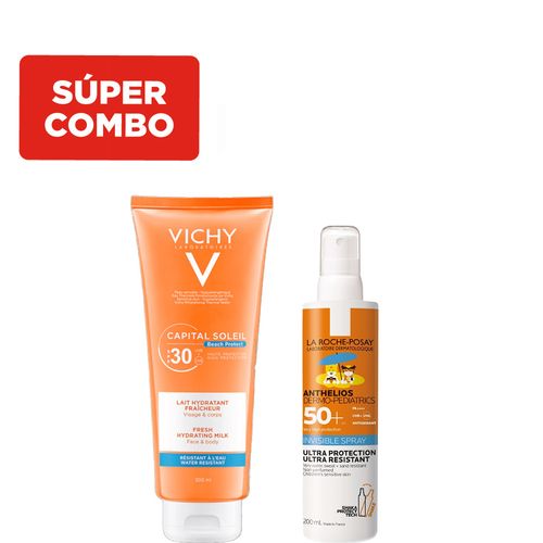 Combo Vichy Protección Solar Corporal CapitaL Soleil FPS50+