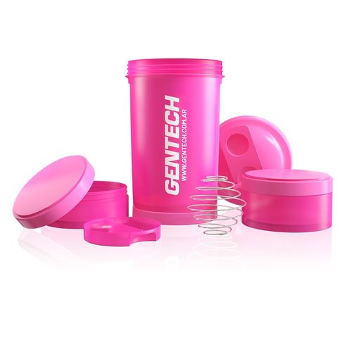 Vaso Mezclador Gentech Shaker Fucsia x 500 ml