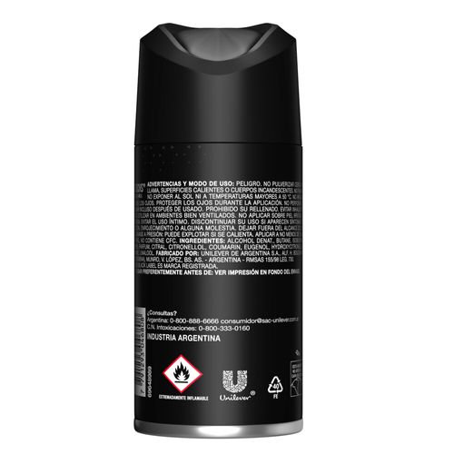 Desodorante Patrichs Black Label en Aerosol x 150 ml