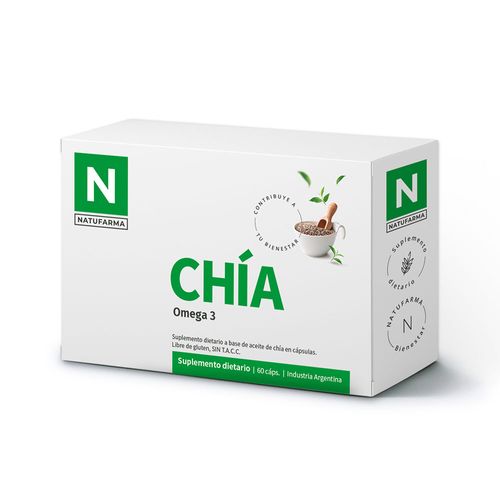 Suplemento Dietario Natufarma Chía x 60 cap