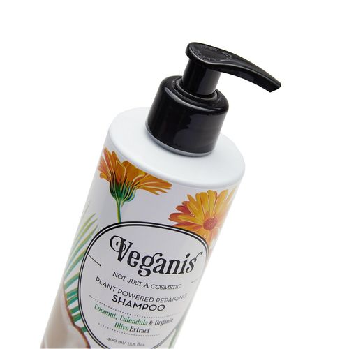 Shampoo Veganis Reparador de Coco, Calendula y Oliva x 400 ml