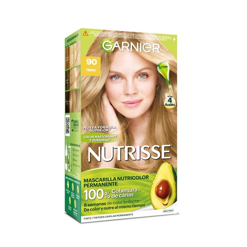 Kit Coloración Permanente Nutrisse Clásicos 90 Trigo x 45 g