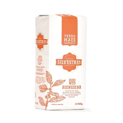 Yerba Mate Hierba Silvestre Compuesta N5 Bienestar x 500 g