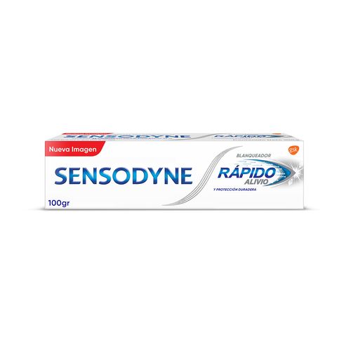 Pasta Dental para Dientes Sensibles Sensodyne Rápido Alivio Blanqueador x 100 g