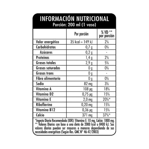 Leche de Almendras Cocoon Vainilla x 1l