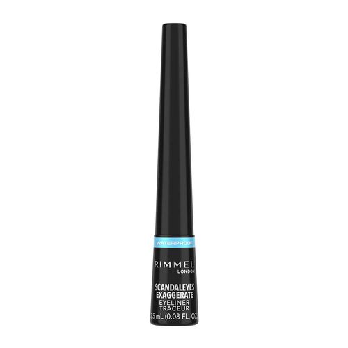 Lápiz Delineador de Ojos Líquido Rimmel Exaggerate Glossy Black x 2,5 ml