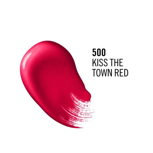 Labial Líquido Rimmel London Lasting 500 Kiss The Town Red