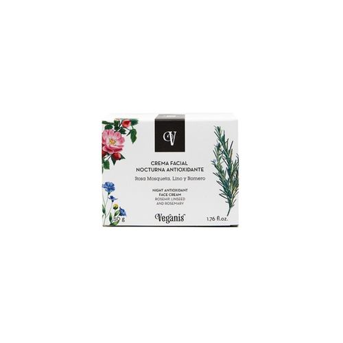 Crema Facial Veganis Nocturna Antioxidante x 50 ml