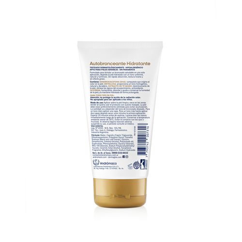 Autobronceante Dermaglós Crema Gel Hidratante x 150 g