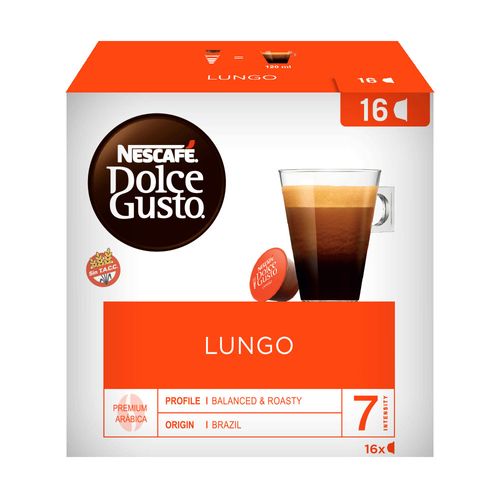 Café Nescafé Dolce Gusto Lungo x 16 Cápsulas