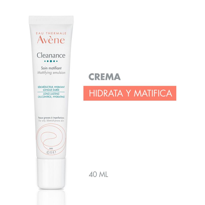 Crema Facial Avène Cleanance Cuidado Matificante 40 ml