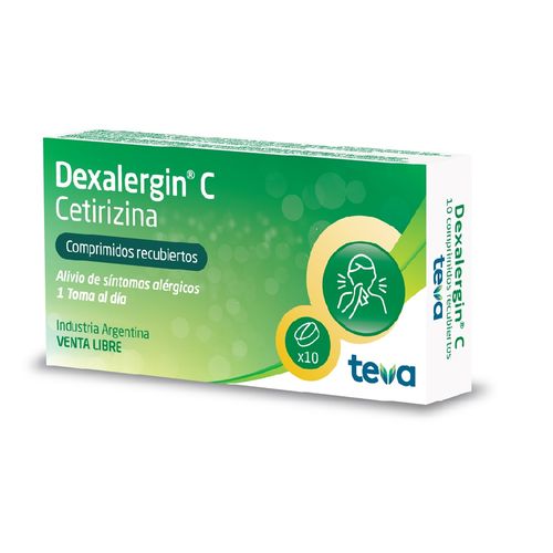 Dexalergin C Cetirizina x 10 Comp