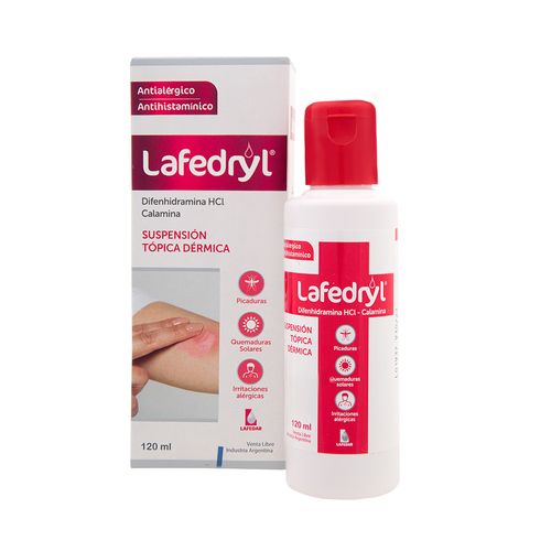 Lafedryl Suspensión Tópica Dérmica x 120 ml