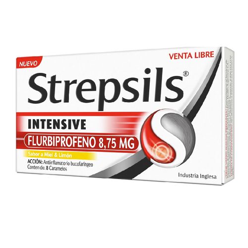 Strepsils Caramelos Sabor Miel y Limón x 8 un