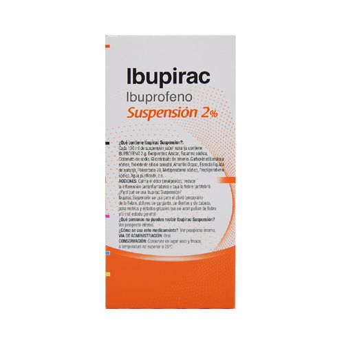 Ibupirac Ibuprofeno Suspensión 2% x 110 ml