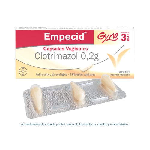 Empecid Gyno Cáps Vaginales x 3 un