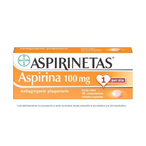 Aspirinetas x 98 Comp