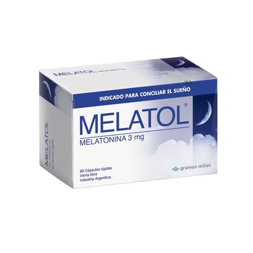 Melatol 3 mg x 60 Cáps