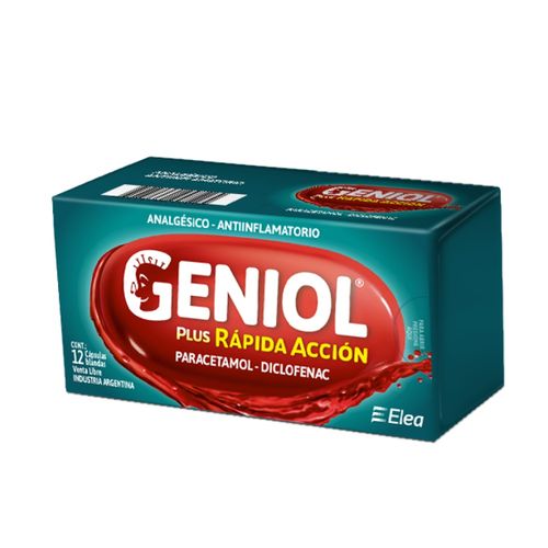 Geniol Plus Paracetamol x 12 Cáps