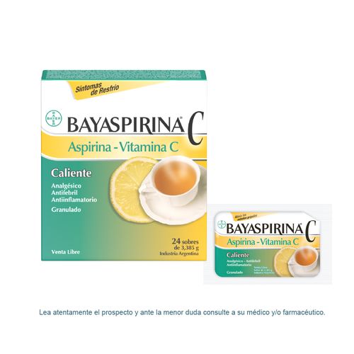 Bayaspirina C Caliente x 24 sobres