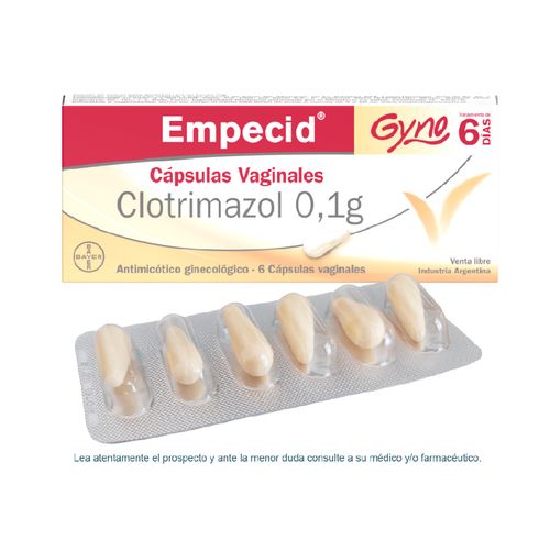 Empecid Gyno Cáps Vaginales x 6 un