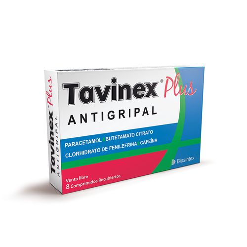 Travinex Plus Antigripal x 8 Comp