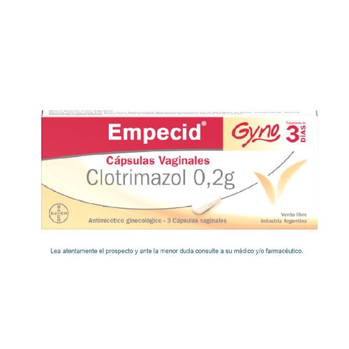 Empecid Gyno Cáps Vaginales x 3 un