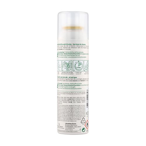 Shampoo en Seco Klorane de Avena en Spray x 150 ml